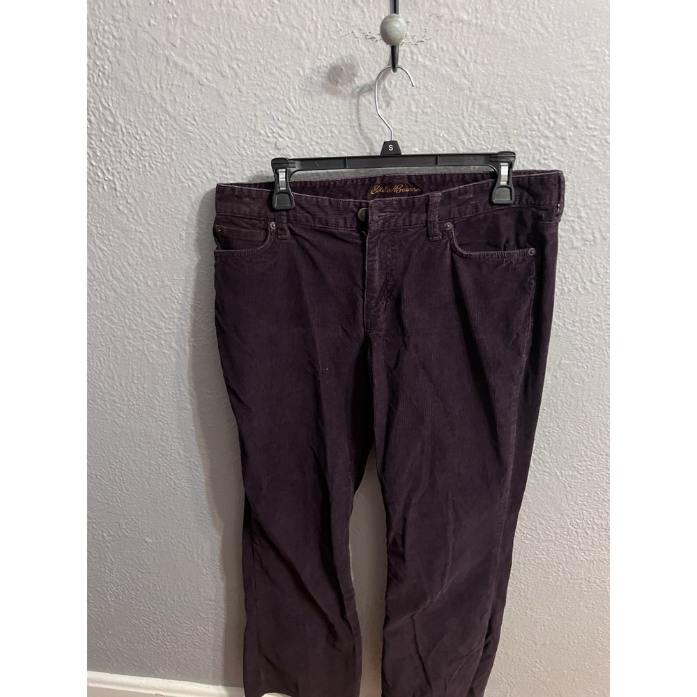 Eddie Bauer Corduroy Pants Womens‎ Size 12 Purple